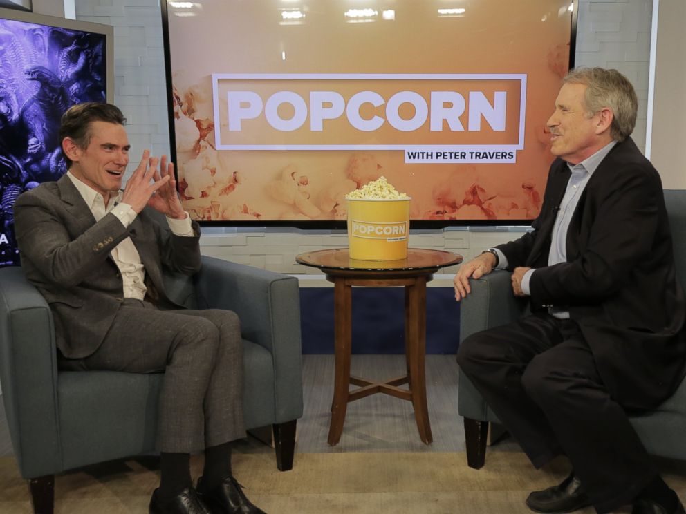 PHOTO: Billy Crudup and Peter Travers at the ABC studios in New York, May 15, 2017.