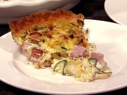 PHOTO: Carla Halls Gruyere ham quiche is shown here.