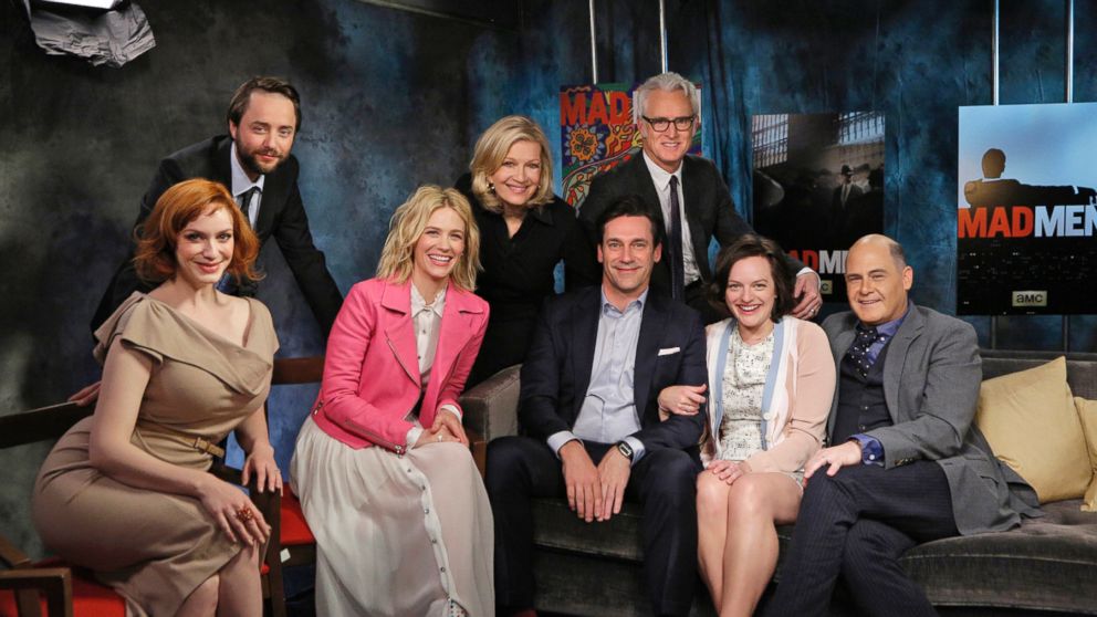 PHOTO: In a broadcast-exclusive interview, the stars of AMCs "Mad Men" joined creator Matthew Weiner and ABC News Diane Sawyer to swap secrets, talents and laughs.
