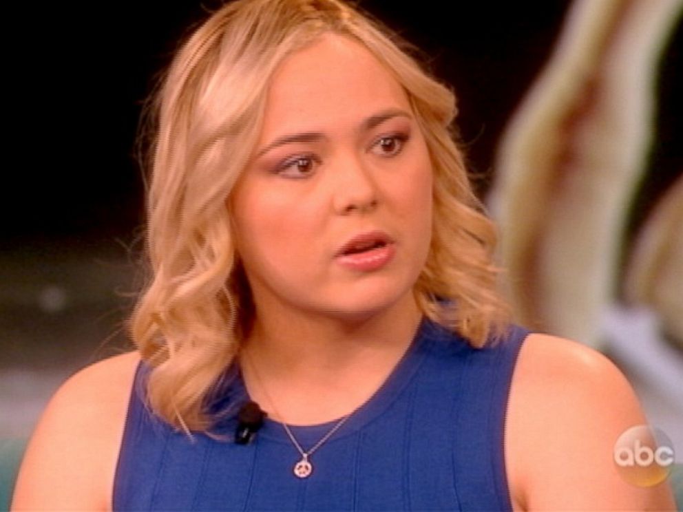 PHOTO: Paulina Pinksy, Dr. Drews daughter, speaks on The View, March 3, 2014.