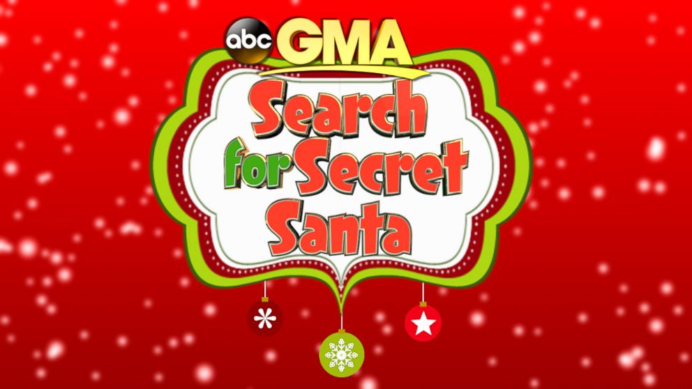 PHOTO: Secret Santa is coming out of hiding and showing up on "Good Morning America" for three days.