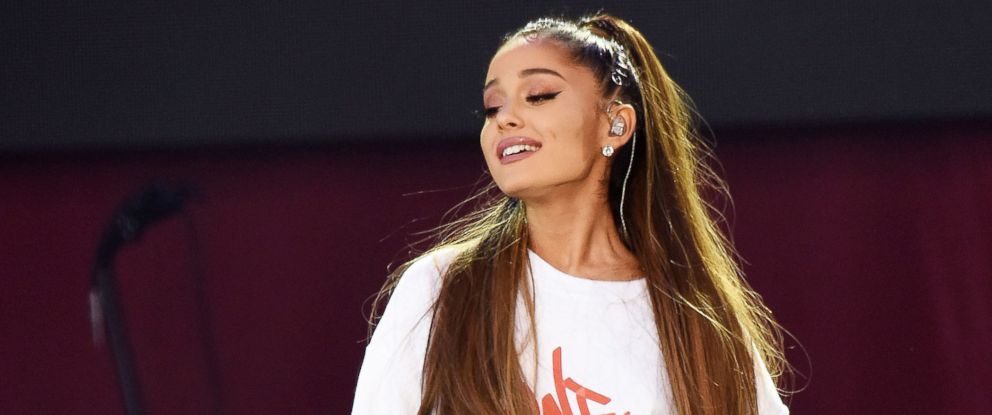PHOTO: Ariana Grande performs at the One Love Manchester tribute concert, June 4, 2017, in Manchester, England. 