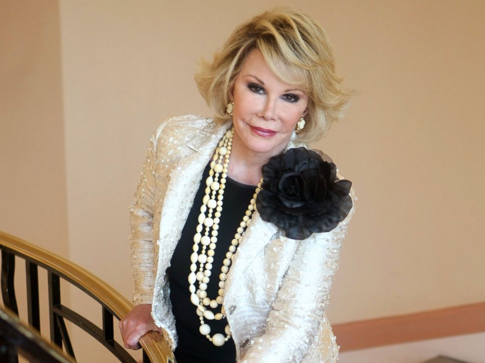 PHOTO: Joan Rivers poses as she presents the Comedy Roast with Joan Rivers
