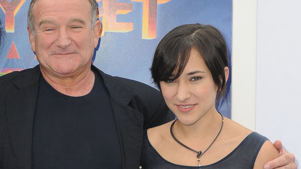 PHOTO: Actor Robin Williams, left, and his daughter, Zelda are seen in this file photo, Nov. 13, 2011, at the premiere of "Happy Feet Two" in Los Angeles.