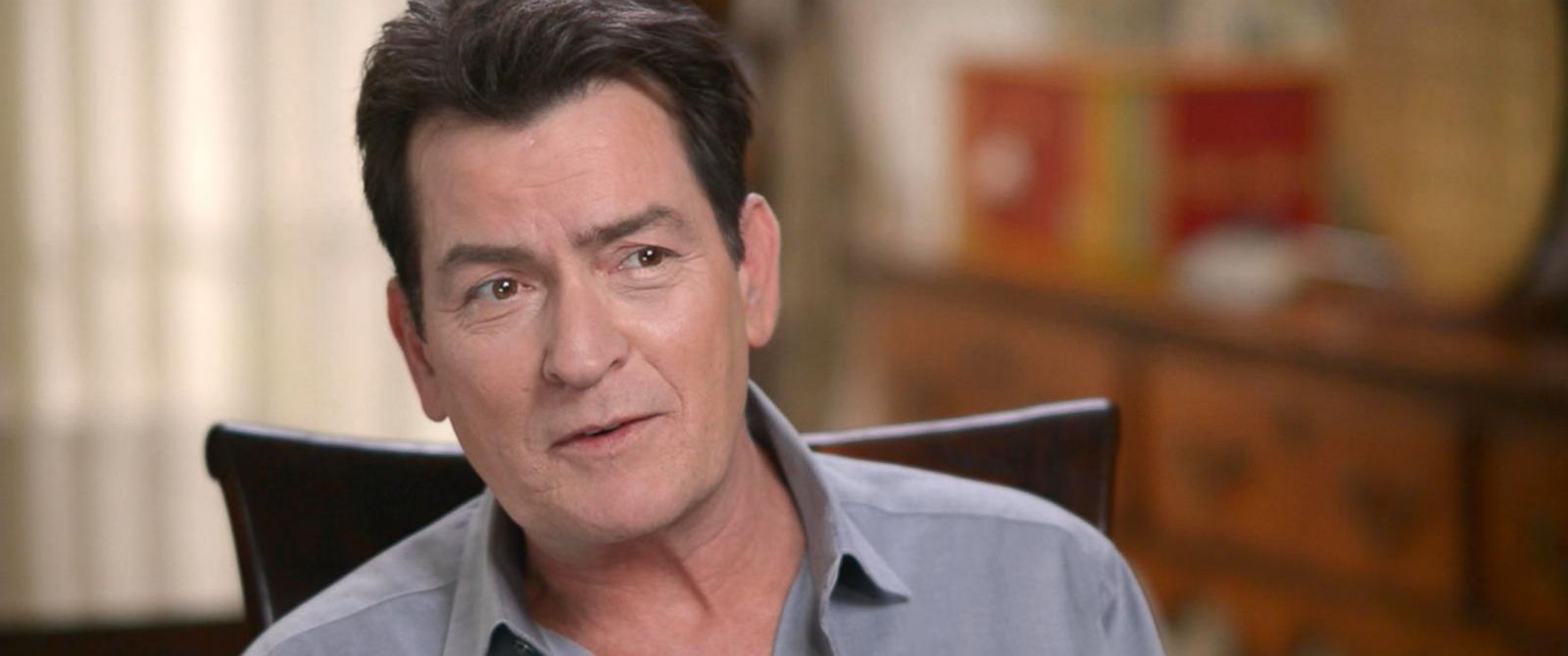 PHOTO: Charlie Sheen discussed his return to movie making with "Mad Families," his life today and his health in an interview with ABC News Michael Strahan for "Good Morning America."