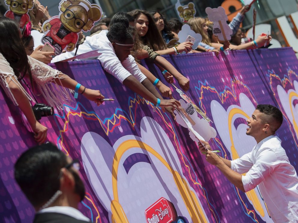 PHOTO: Entertainments brightest young stars, including Jordan Fisher, right, turned out for the 2016 Radio Disney Music Awards, musics biggest event for families at Microsoft Theater in Los Angeles on April 30, 2016.