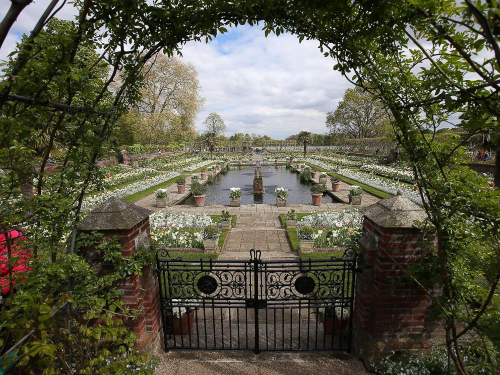 White Garden dedicated to Princess Diana