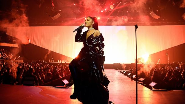 PHOTO: Ariana Grande performs during the 