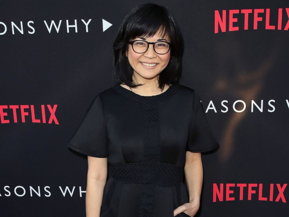 PHOTO: Keiko Agena attends the premiere of Netflixs 13 Reasons Why at Paramount Pictures, March 30, 2017 in Los Angeles.