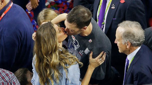 How Tom Brady and Gisele Bundchen Celebrated Patriots' Super Bowl Win - KFSN-TV