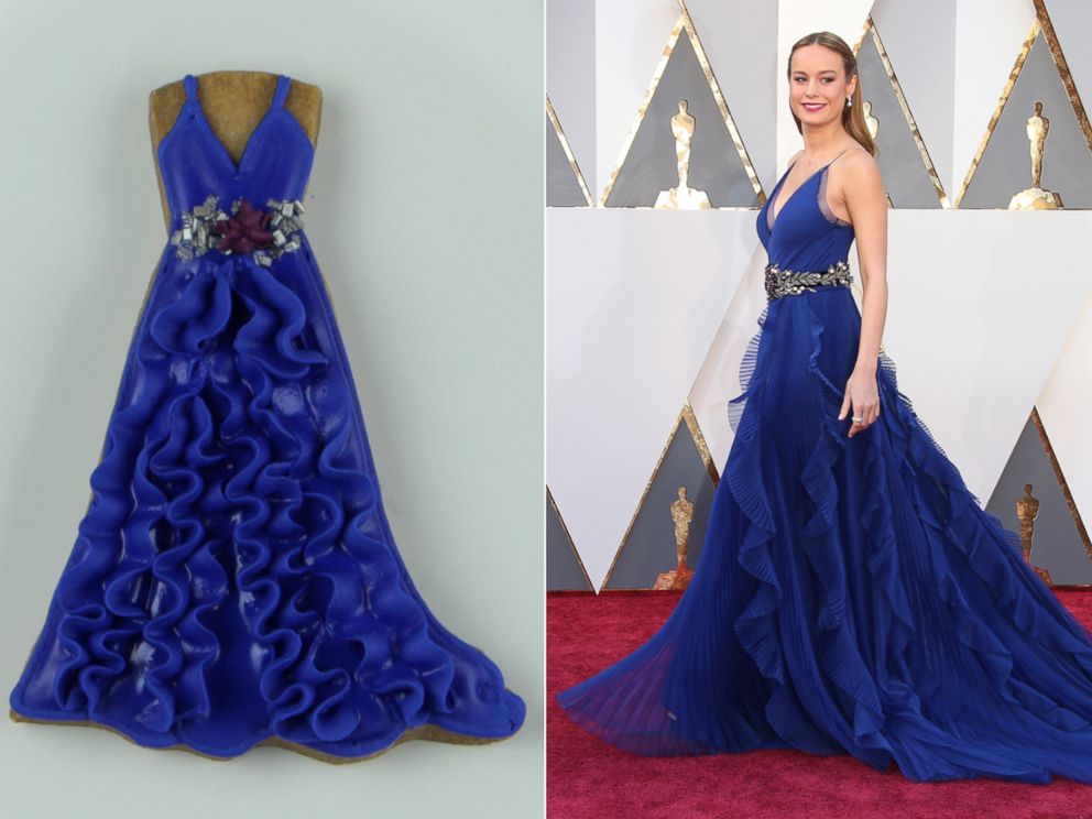 PHOTO: YouTuber turns celebs Oscar dresses into cookies.