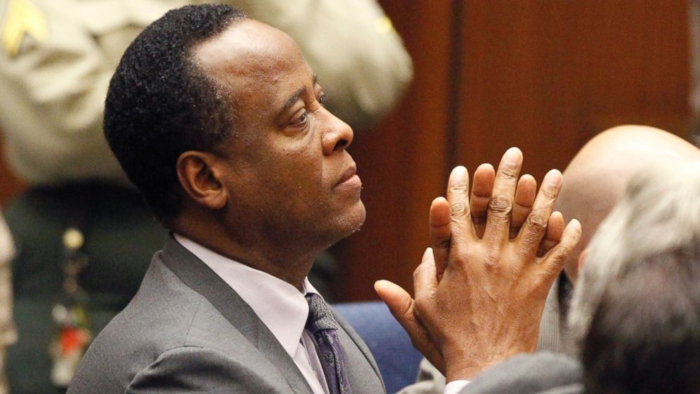 PHOTO: Dr. Conrad Murray sits in court after he was sentenced by Judge Michael Pastor to four years in county jail, Nov. 29, 2011 for his involuntary manslaughter conviction of pop star Michael Jackson.