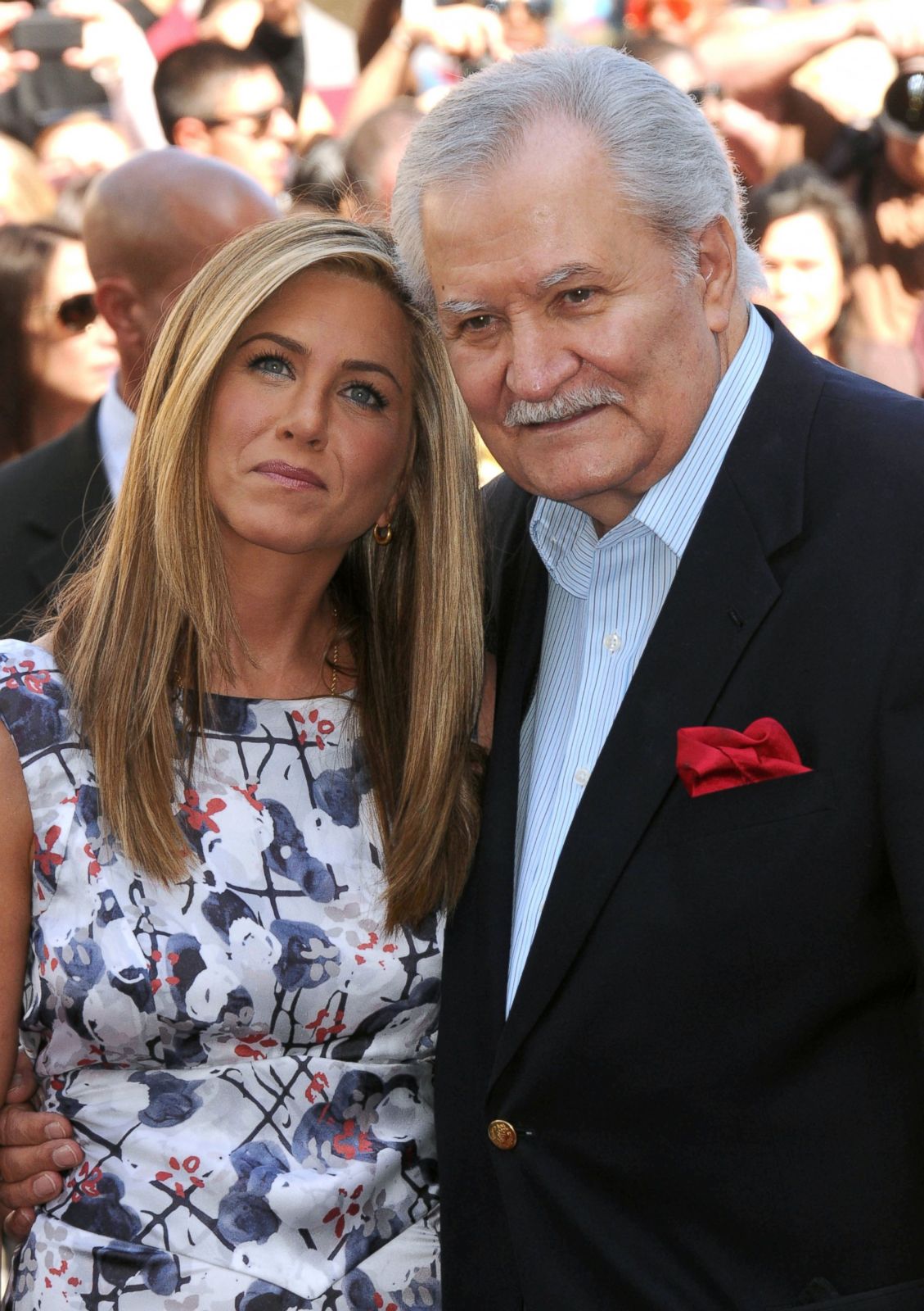 Jennifer Aniston and her dad John Picture Meet the fathers of