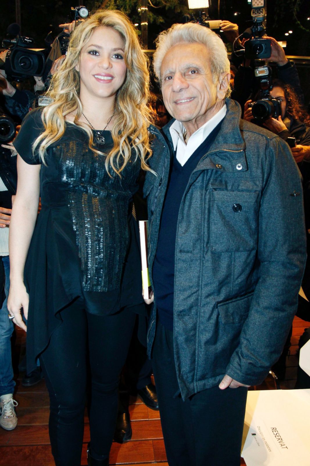 Shakira and her dad William Mebarak Chadid Picture Meet the fathers