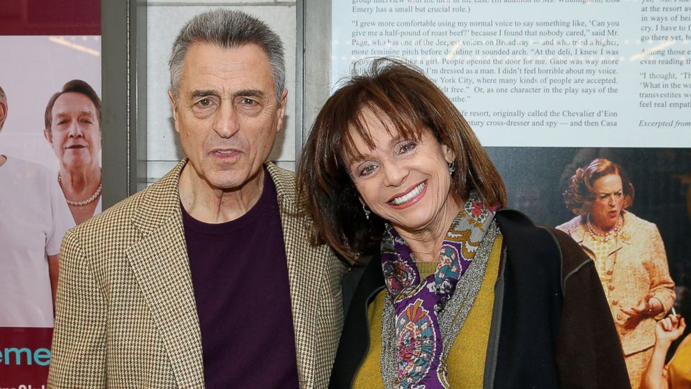 PHOTO: Tony Cacciotti and Valerie Harper attend the Broadway opening night for "Casa Valentina" at Samuel J. Friedman Theatre on April 23, 2014, in New York City.