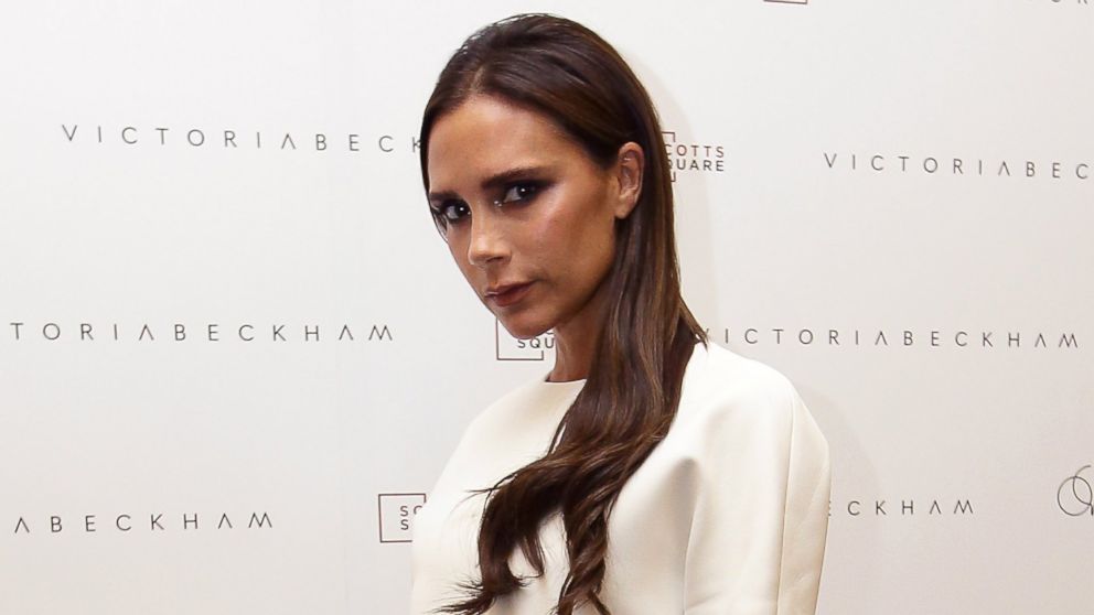 PHOTO: Victoria Beckham poses for a photo at On Pedder at Scotts Square on May 12, 2014 in Singapore.