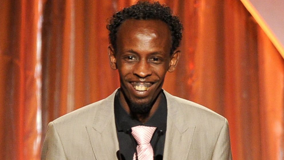 PHOTO: Barkhad Abdi speaks onstage during the 25th annual Producers Guild of America Awards on Jan. 19, 2014 in Beverly Hills, Calif.