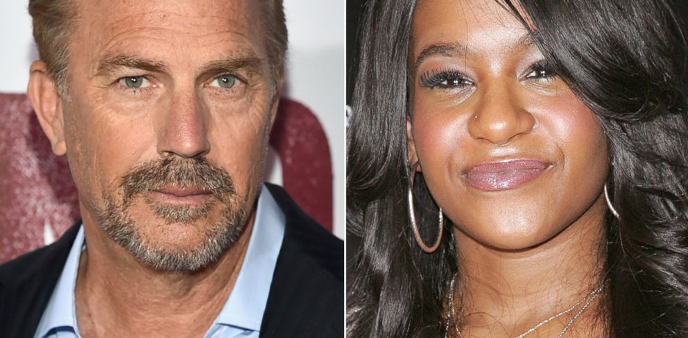 PHOTO: Kevin Costner, left, and Bobbi Kristina Brown, right, are pictured. 