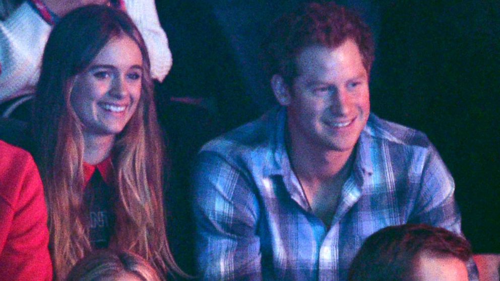 PHOTO: Cressida Bonas and Prince Harry attend We Day UK in London, March 7, 2014.
