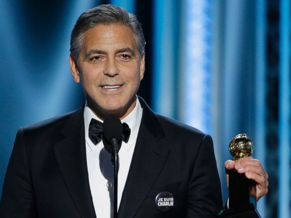 PHOTO: George Clooney, Winner of the Cecile B. Demille Award, speaks onstage during the 72nd Annual Golden Globe Awards at The Beverly Hilton Hotel, Jan. 11, 2015 in Beverly Hills, Calif.