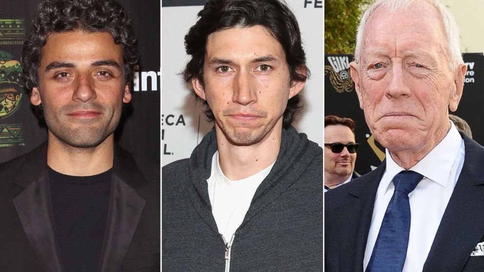 PHOTO: Oscar Isaac, Adam Driver and Max von Sydow selected as new cast of "Star Wars: Episode VII."