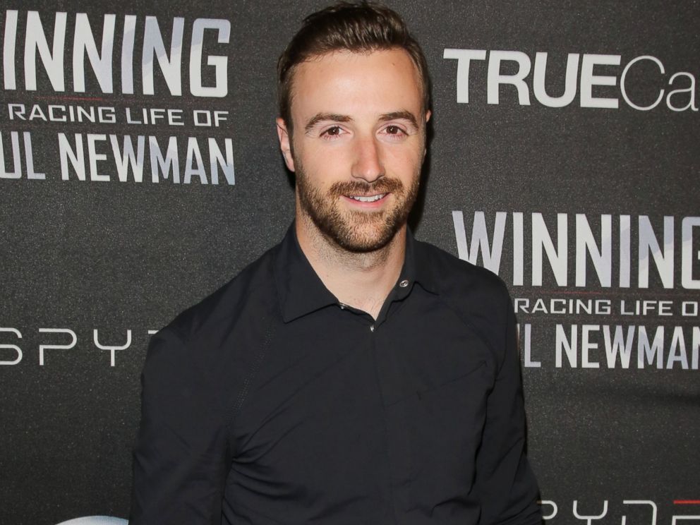 PHOTO: Race car driver James Hinchcliffe attends the screening of WINNING: The Racing Life Of Paul Newman at the El Capitan Theatre, April 16, 2015, in Hollywood, California.