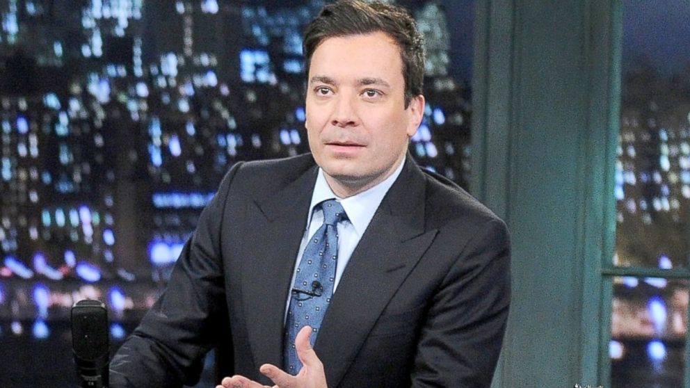 PHOTO: Jimmy Fallon talks with Natalie Portman on "Late Night With Jimmy Fallon," Nov. 7, 2013, in New York City.