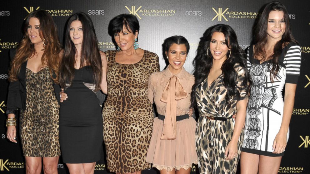 PHOTO: Khloe Kardasian, Kylie Jenner, Kris Kardashian, Kourtney Kardashian, Kim Kardashian, and Kendall Jenner attend the Kardashian Kollection Launch Party at The Colony, Aug. 17, 2011, in Hollywood, Calif.