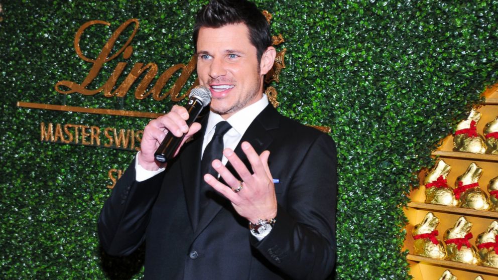 PHOTO: Nick Lachey attends the 5th annual Lindt Gold Bunny Celebrity Auction launch at The Peninsula Hotel, April 4, 2014, in New York City.