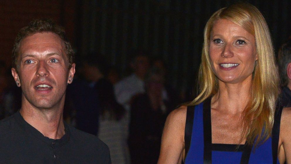 PHOTO: Chris Martin, left, and Gwyneth Paltrow, right, are pictured on Jan. 28, 2014 in Culver City, Calif.