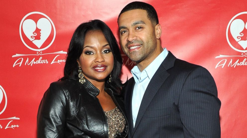 PHOTO: Phaedra Parks and Apollo Nida attend the opening night of "A Mothers Love" at Rialto Center for the Arts, Nov. 22, 2013, in Atlanta.