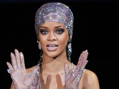 Rihanna's Dress 'Just Fishnet and Crystals,' Designer Says