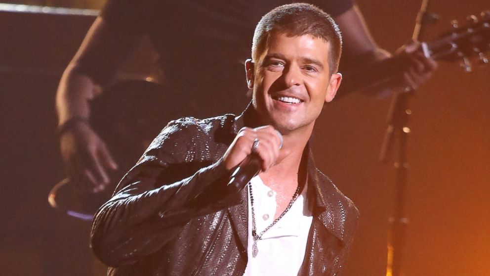 PHOTO: Robin Thicke performs onstage during the 2014 Billboard Music Awards held at MGM Grand Garden Arena, May 18, 2014, in Las Vegas.