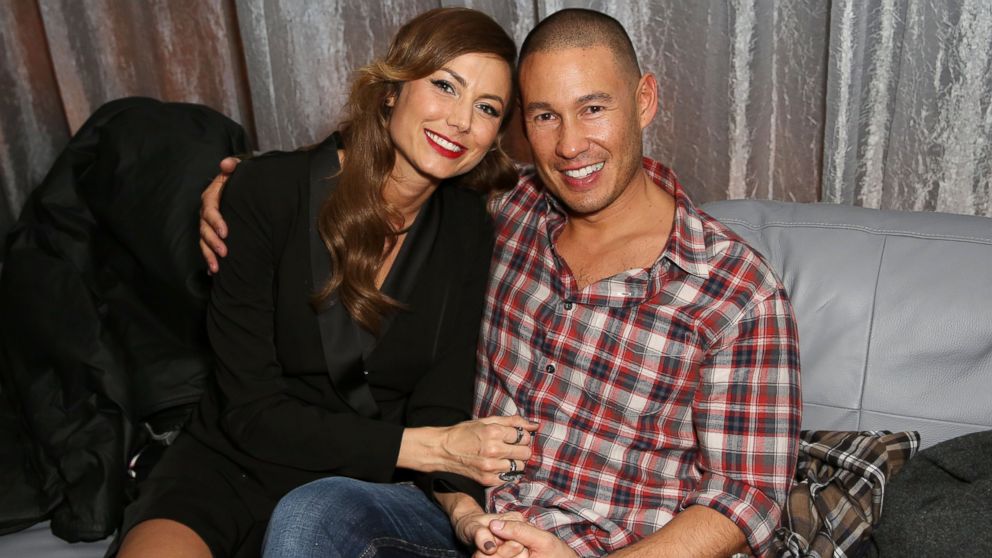 PHOTO: Stacy Keibler and Jared Pobre are seen at the Liquid Cellar, Jan. 31, 2014, in New York City.