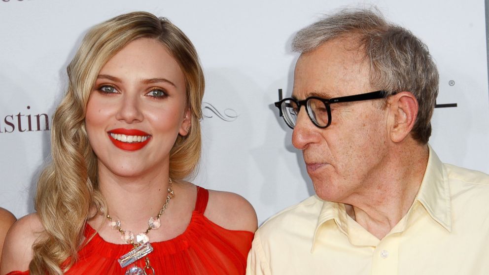 PHOTO: Scarlett Johansson, left, and Woody Allen, right, arrive at the premiere of "Vicky Cristina Barcelona" on Aug. 4, 2008 in Westwood, Calif.