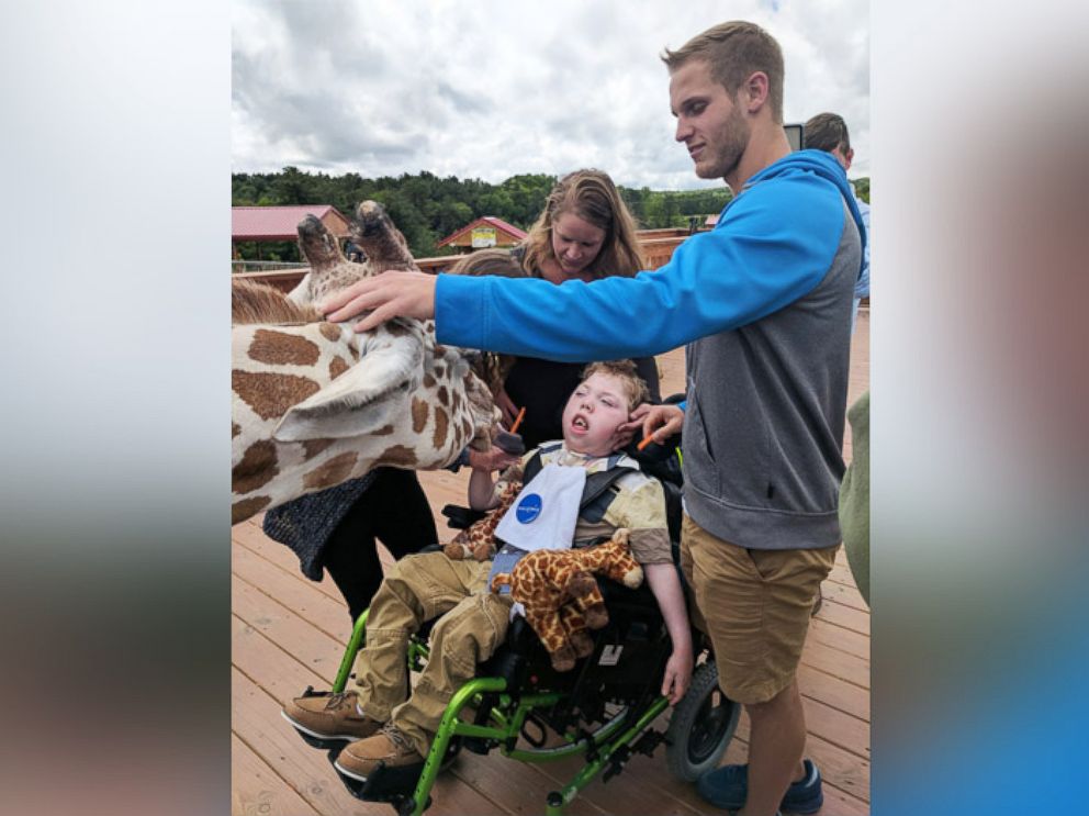 April the Giraffe really can do just about anything, even grant wishes!