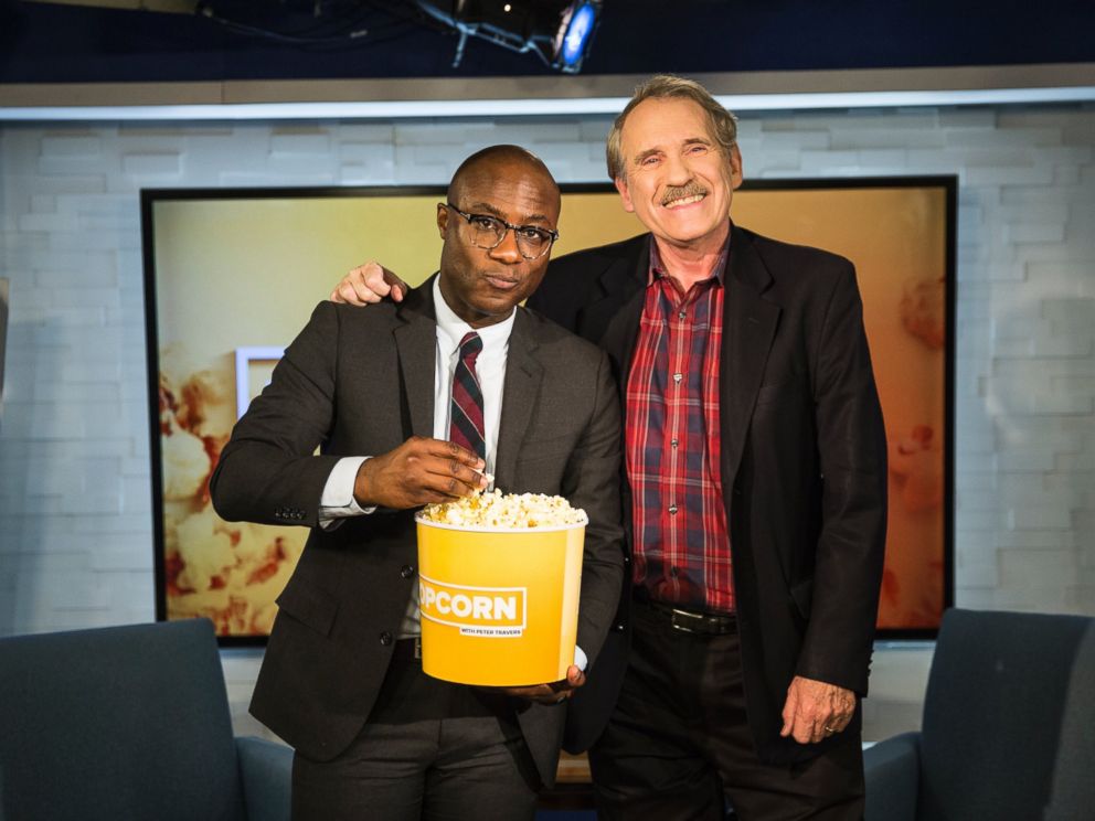PHOTO: Barry Jenkins and Peter Travers at the ABC News studios in New York City, Nov. 15, 2016.