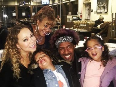 Mariah Carey and Nick Cannon Have Family Dinner