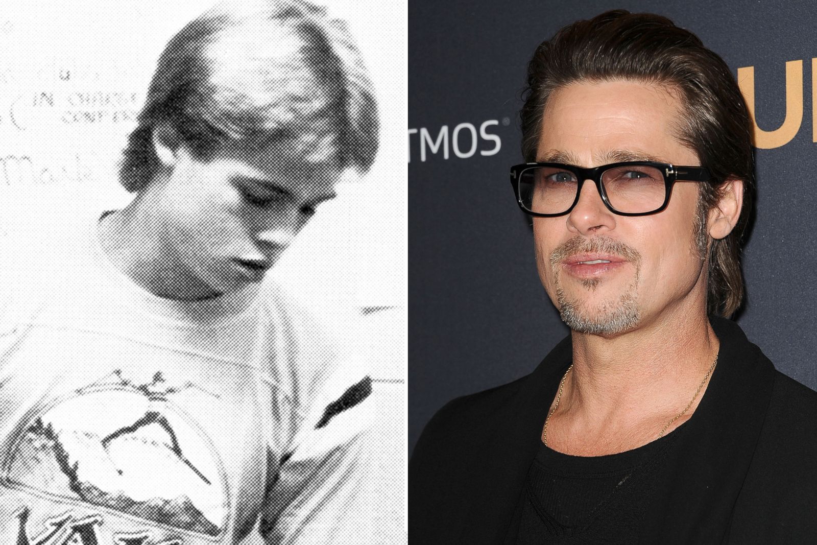 Brad Pitt Picture Before they were famous ABC News
