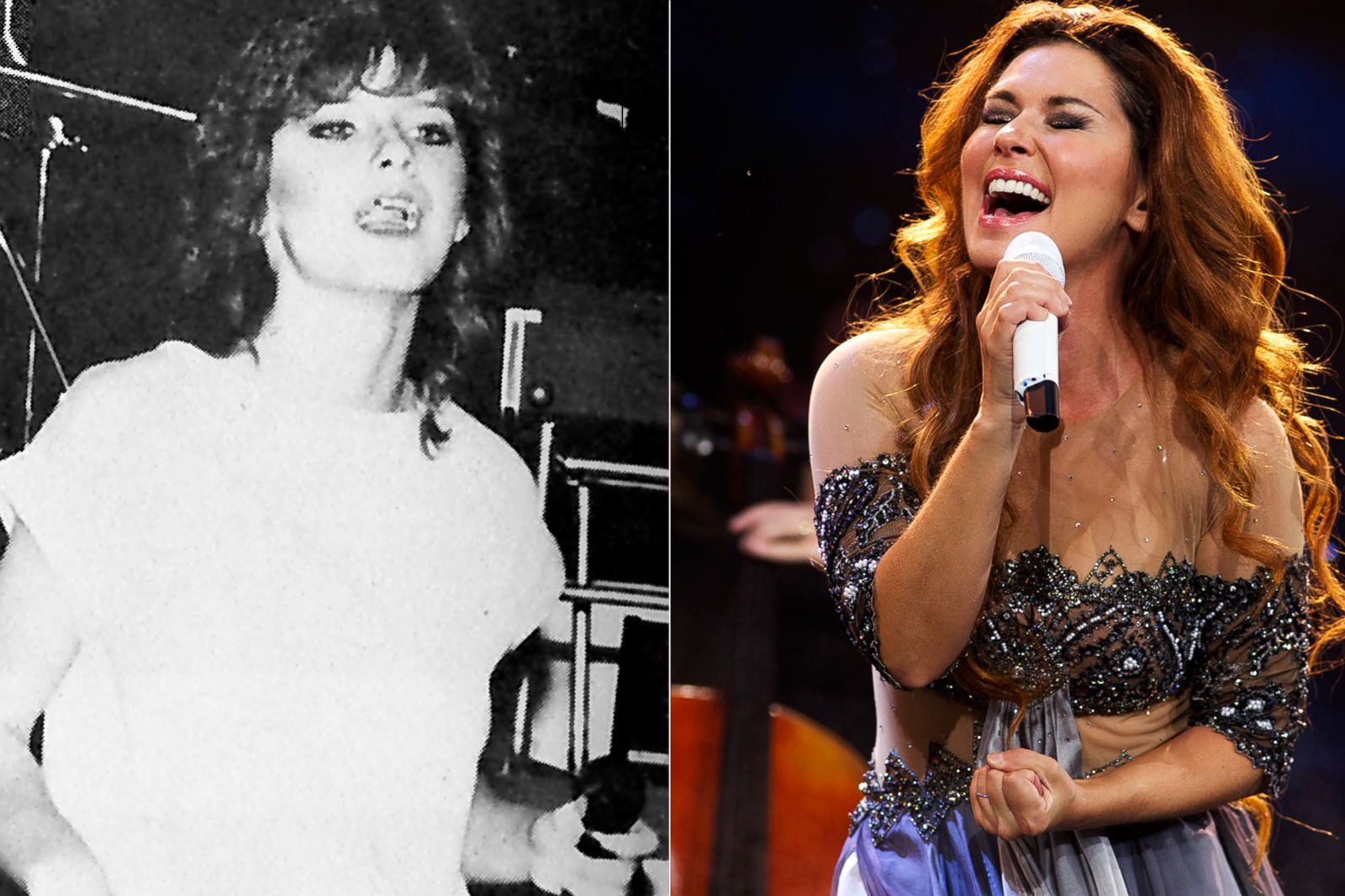 Shania Twain Picture Before they were famous ABC News