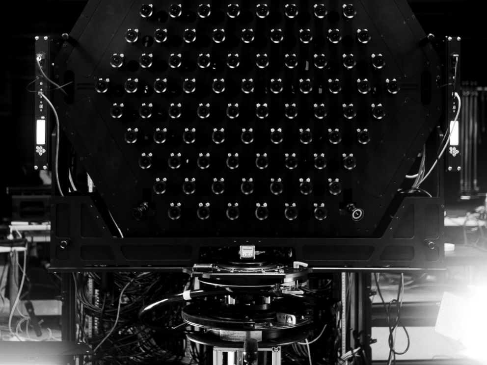 PHOTO: Lytro Immerge technology camera with multiple lenses used to shoot Hallelujah.
<p itemprop=