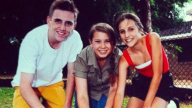 PHOTO: Bindi Irwin, center, in a photo posted to Instagram Nov. 10, 2013. Bazz Lancaster is at right.