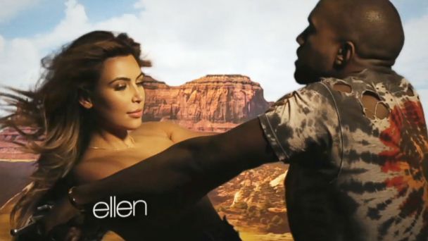 Topless Kim Kardashian Stars In Kanye West S New Video Abc News