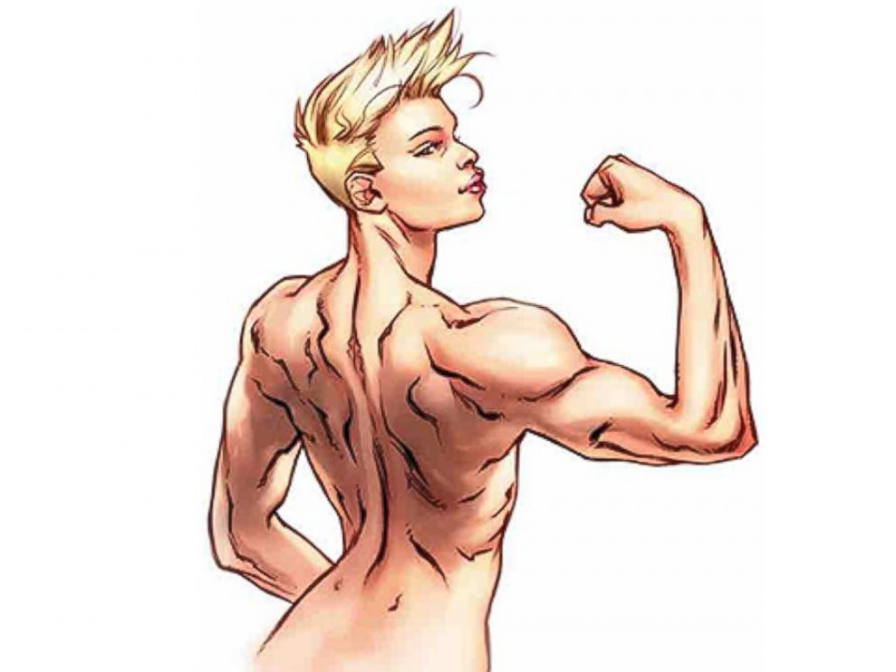 PHOTO: Captain Marvel for Marvels Superheroes Body Issue.