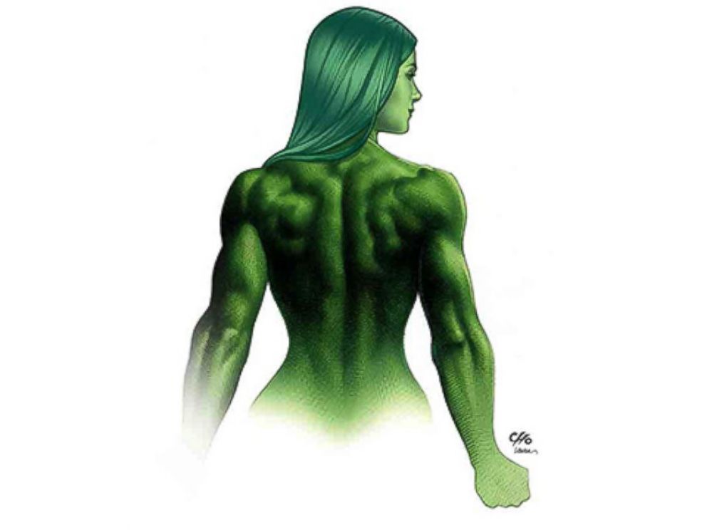 PHOTO: She-Hulk for Marvels Superheroes Body Issue.