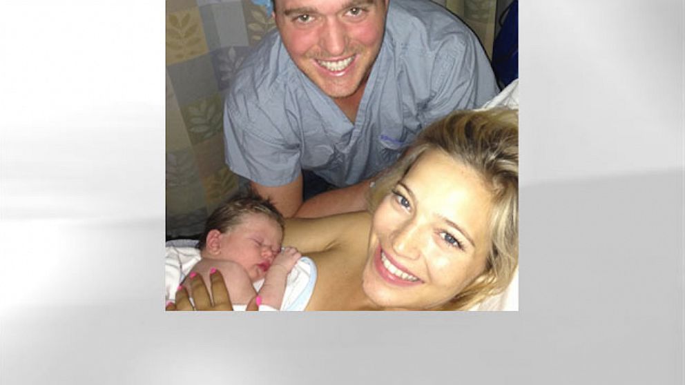 PHOTO: Overjoyed and filled with gratitude at the arrival of our son Noah Bublè.