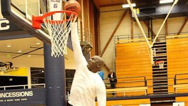 PHOTO: Michael Jordan at MJ Flight School Camp