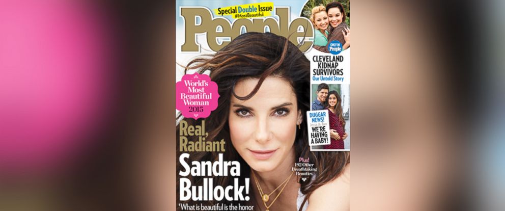 Sandra Bullock Is People Magazines Worlds Most Beautiful Woman 2015 Abc News