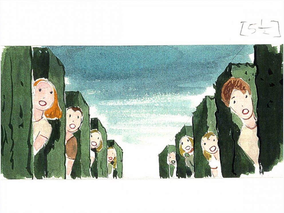 PHOTO: An illustration from the Do Re Mi maze scene that was cut from The Sound of Music.