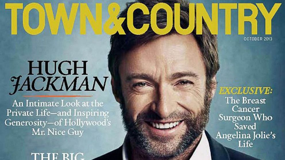 PHOTO: Hugh Jackman appears on the 2013 October issue of Town and Country Magazine.